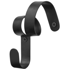 Broste Copenhagen Ribbon Wandhaken 12,5 cm, Schwarz