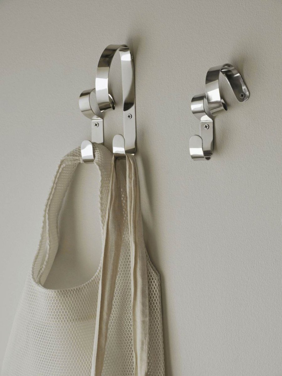 Broste Copenhagen Ribbon Wandhaken 14 cm, Metalfinish