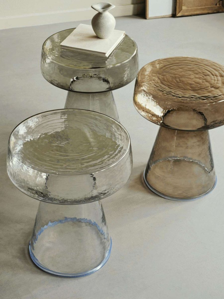 Broste Copenhagen Clara Beistelltisch H44 cm, Gr&uuml;n