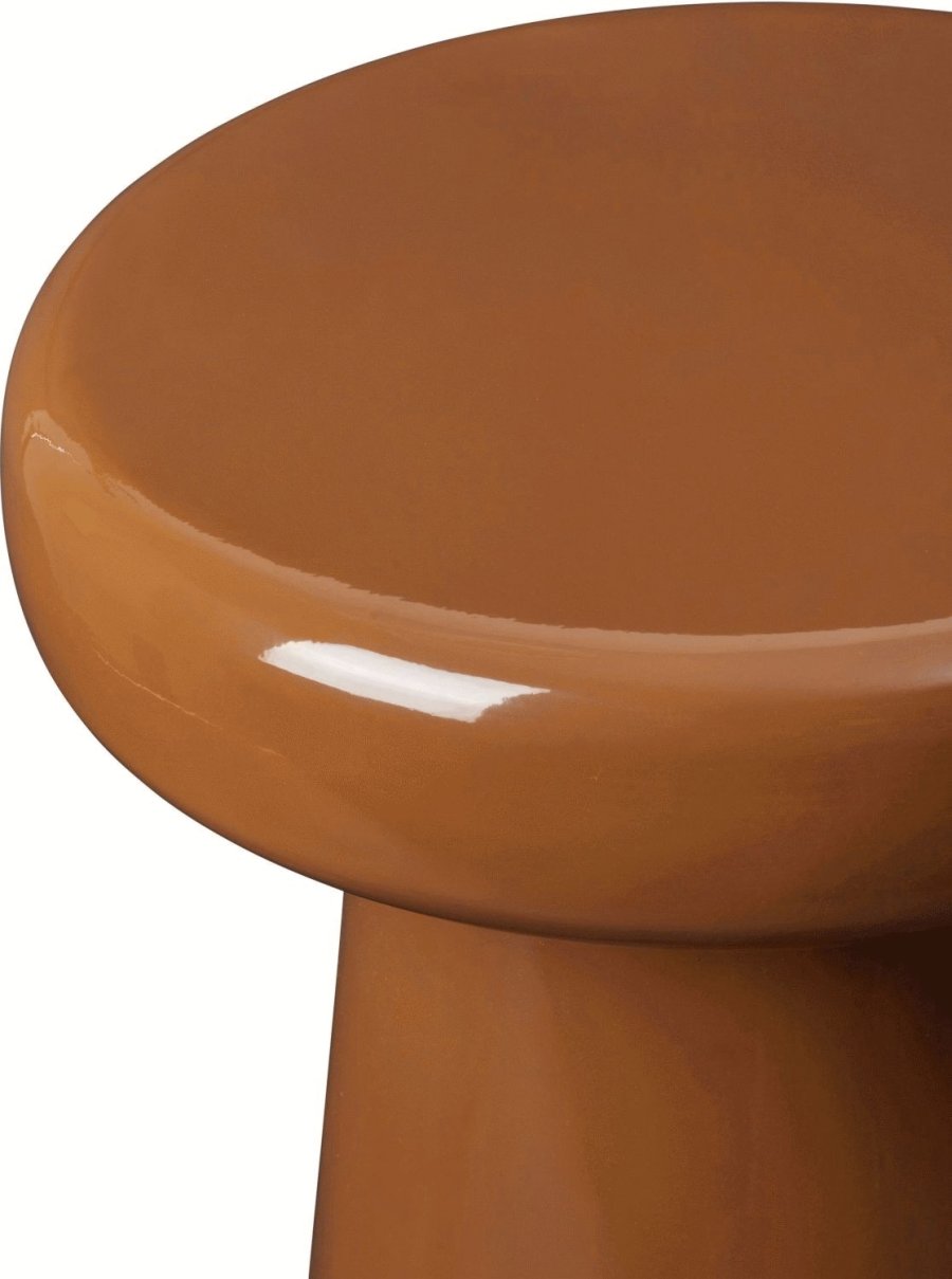 Broste Copenhagen Jelly Beistelltisch H36 cm, Rot