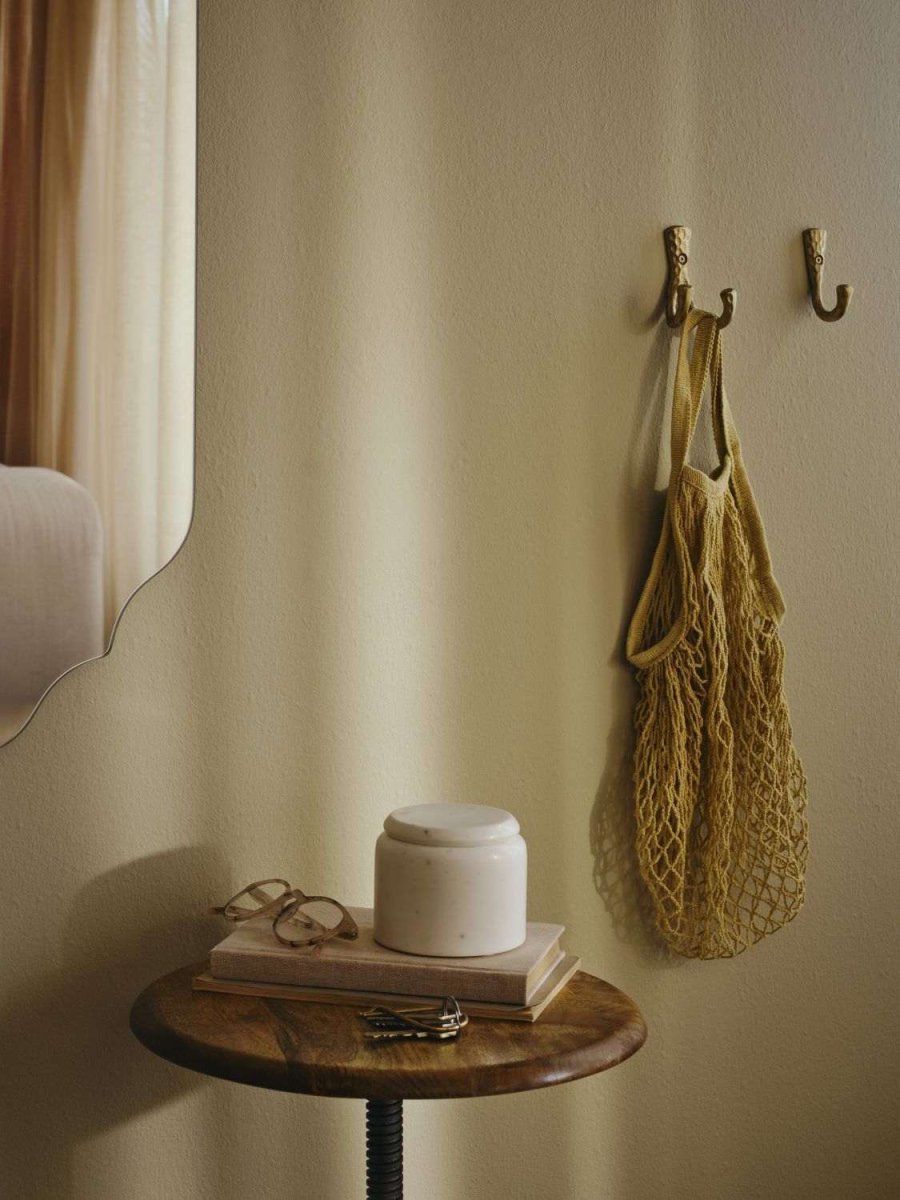 Broste Copenhagen Tess Haken 7,5x5 cm, Messingfinish