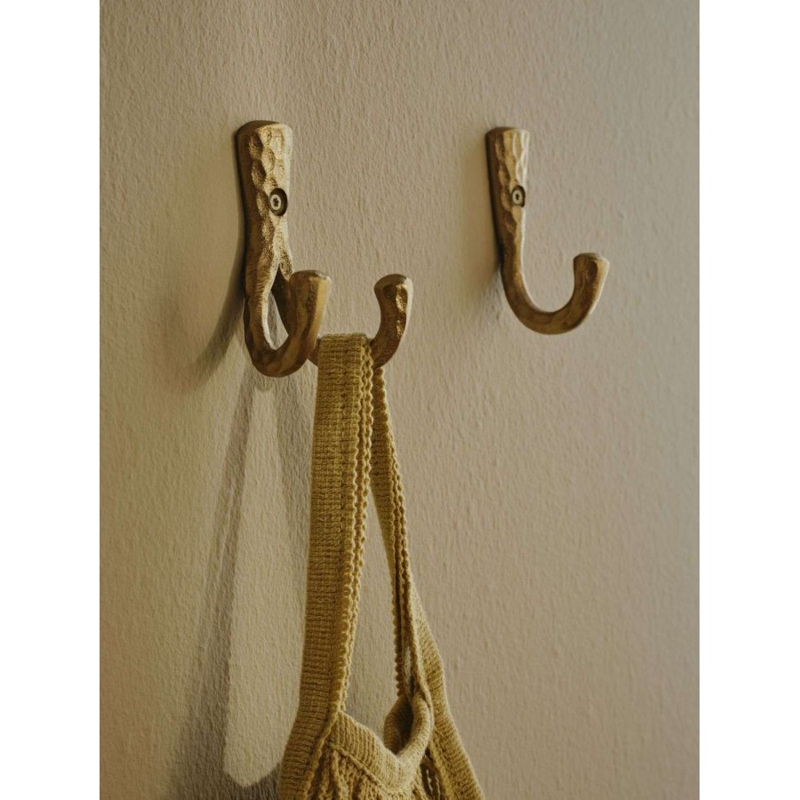 Broste Copenhagen Tess Haken 7,5x5 cm, Messingfinish
