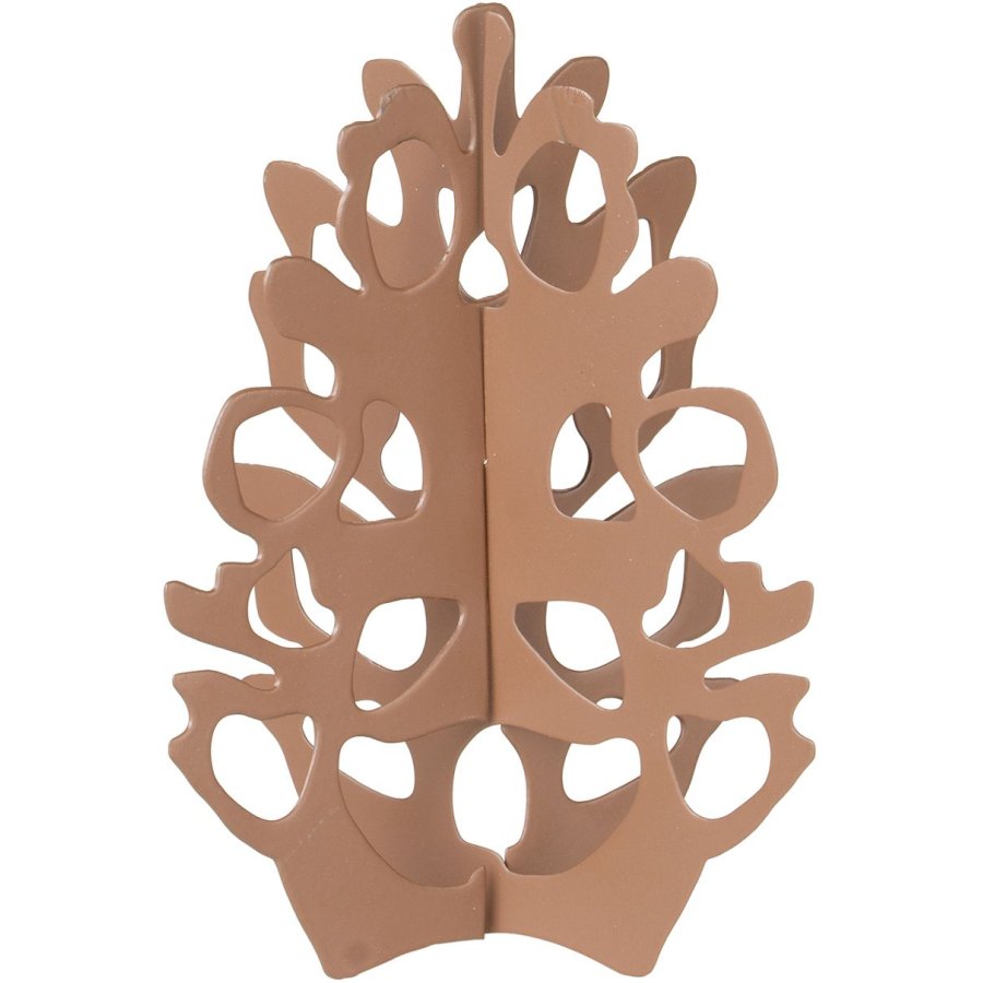 Broste Copenhagen Cone Juletr 10 cm, Caramel Brown