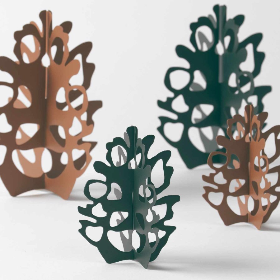 Broste Copenhagen Cone Juletr 10 cm, Forest Green