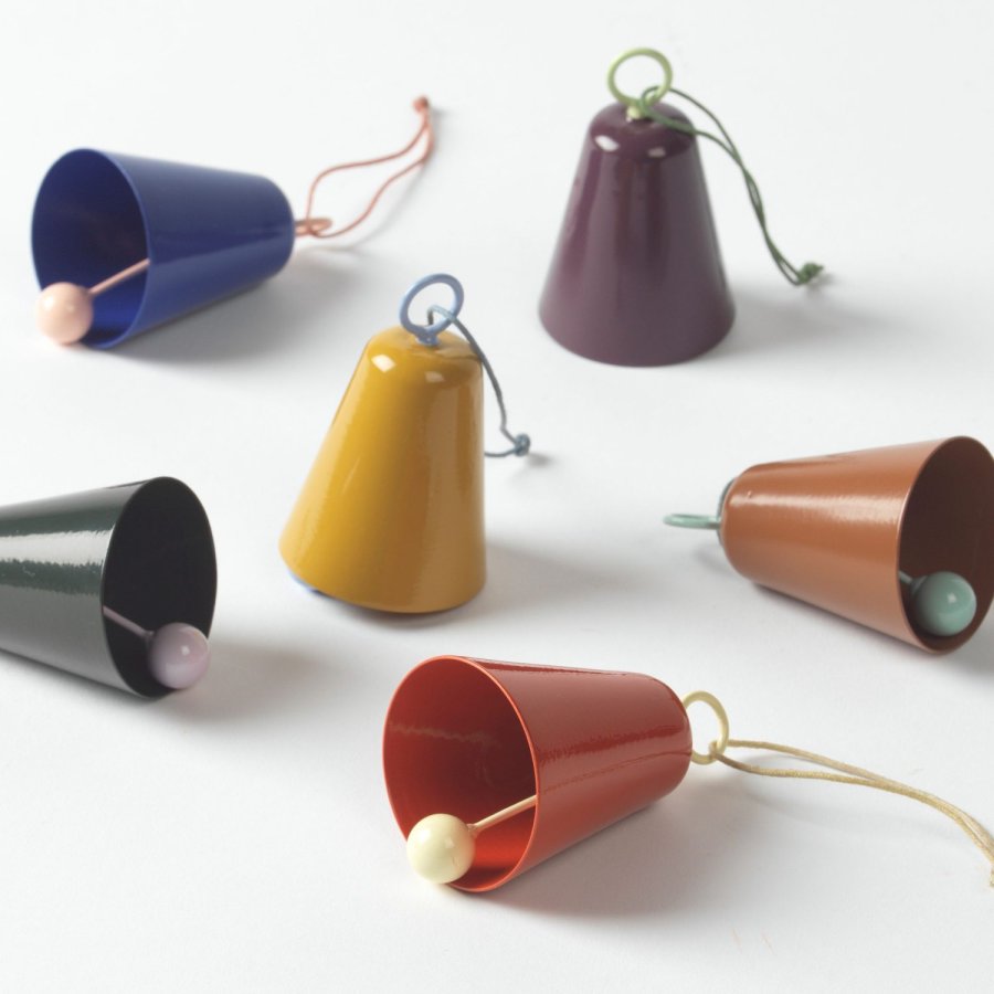 Broste Copenhagen Bell Ornament 4 cm, Intense Blue