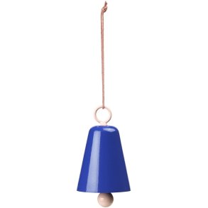 Broste Copenhagen Bell Ornament 4 cm, Intense Blue