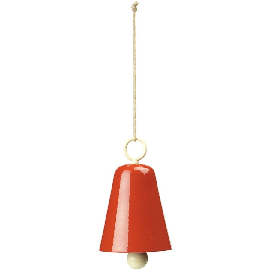 Broste Copenhagen Bell Ornament 4 cm, Pumpkin Orange