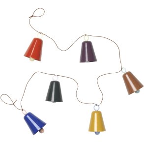 Broste Copenhagen Bell Girlande 80 cm, Multi
