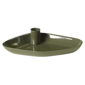 Broste Copenhagen Mie Mini Lysestage H2 cm, Grape Leaf Green