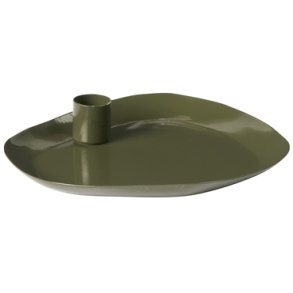 Broste Copenhagen Mie Lysestage H3 cm, Grape Leaf Green