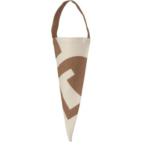 Broste Copenhagen Karla Weihnachtstüte H20 cm, Meerkat Brown
