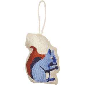 Broste Copenhagen Squirrel Ornament 7 cm, Warm Beige