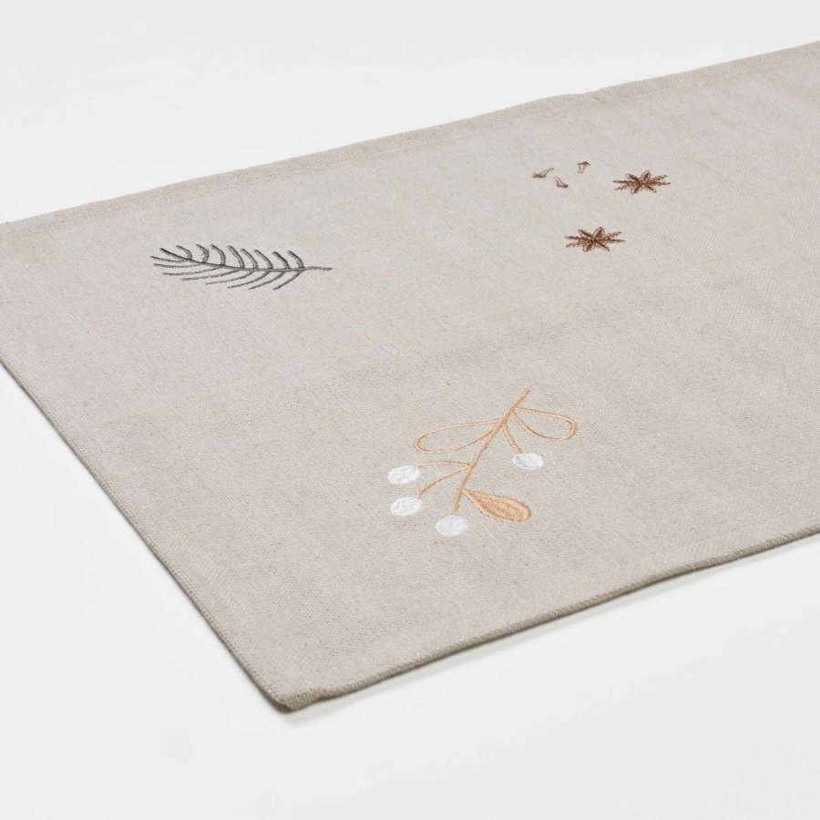 Broste Copenhagen Fryd Tischlufer 140 cm, Light Warm Grey