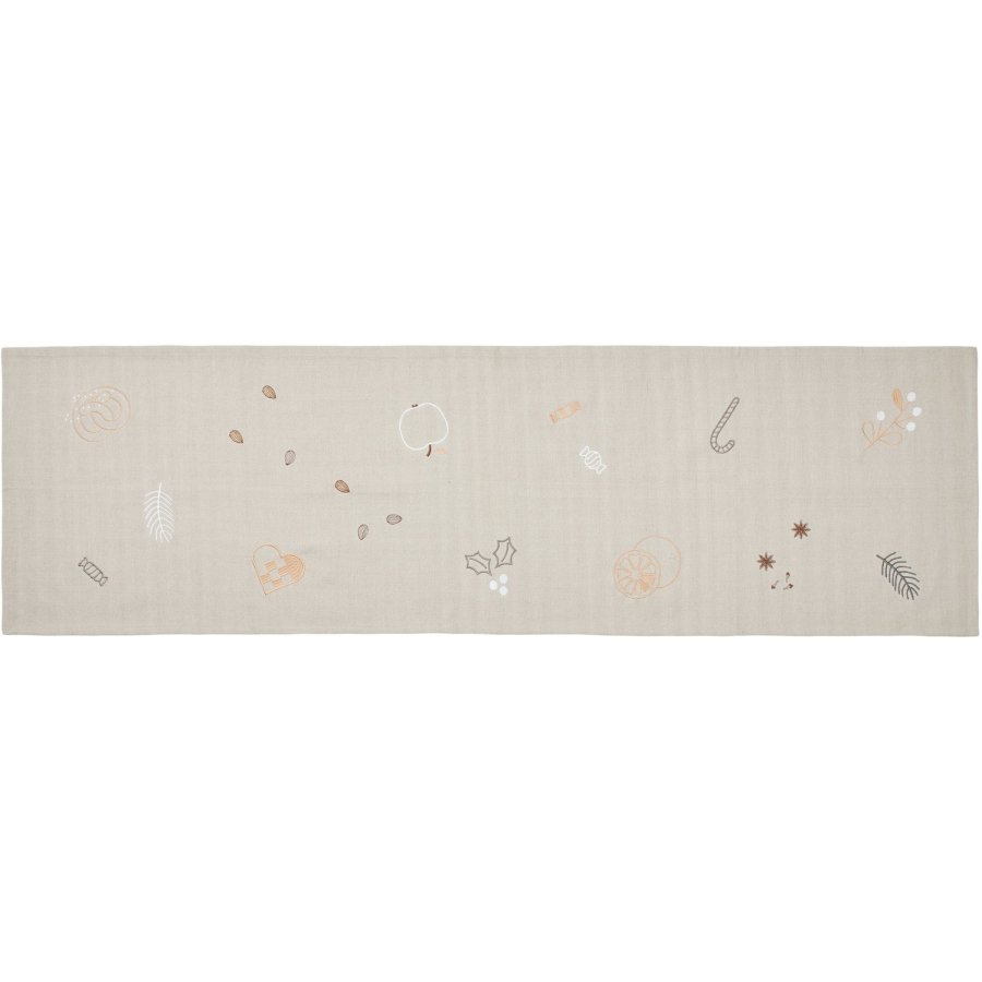 Broste Copenhagen Fryd Tischlufer 140 cm, Light Warm Grey