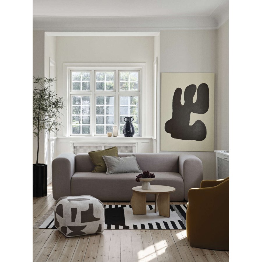 Broste Copenhagen Linn Kissenbezug 40x60 cm, Dove Grey