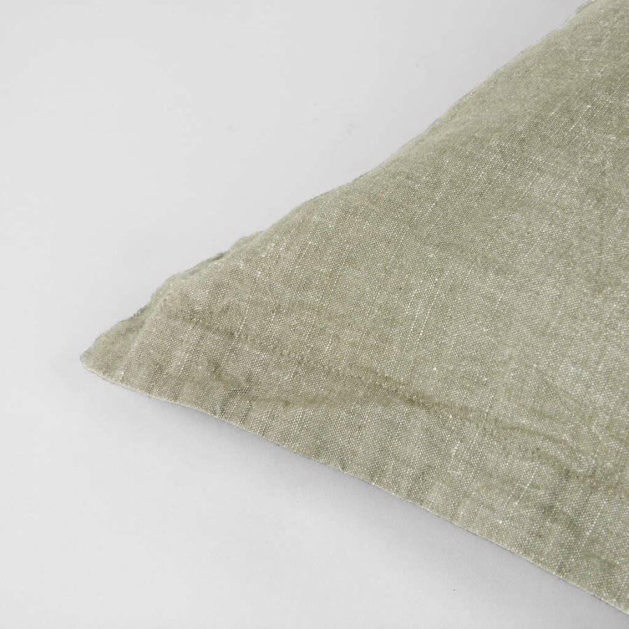 Broste Copenhagen Linn Kissenbezug 40x60 cm, Grape Leaf Green