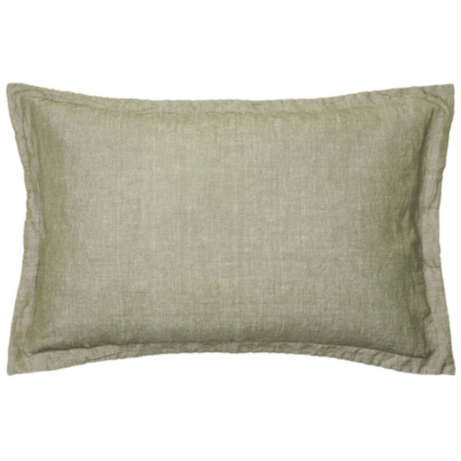 Broste Copenhagen Linn Kissenbezug 40x60 cm, Grape Leaf Green