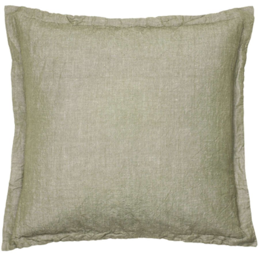 Broste Copenhagen Linn Kissenbezug 50x50 cm, Grape Leaf Green