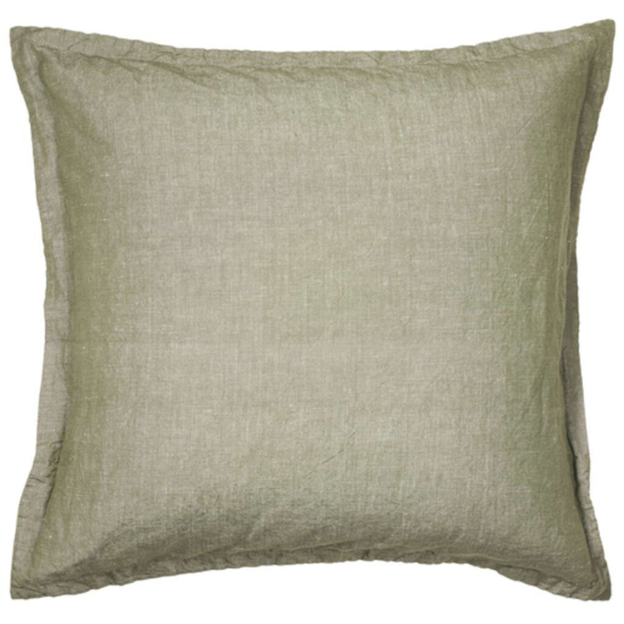 Broste Copenhagen Linn Kissenbezug 60x60 cm, Grape Leaf Green