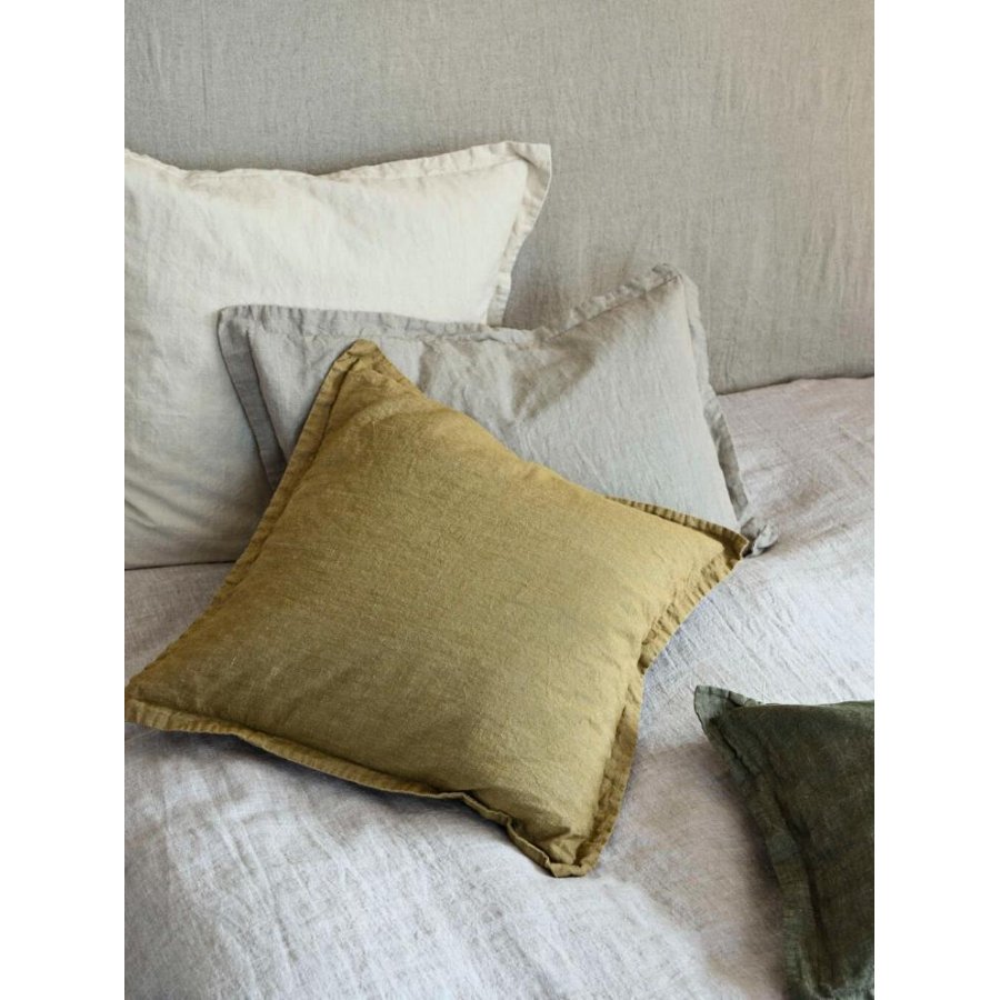 Broste Copenhagen Linn Kissenbezug 40x60 cm, Dull Gold