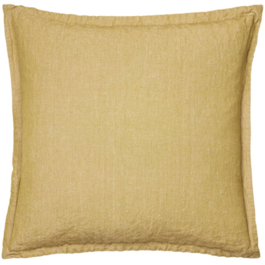 Broste Copenhagen Linn Kissenbezug 50x50 cm, Dull Gold