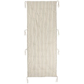 Broste Copenhagen Franca Strandmatte 70x200 cm, Kangaroo Brown/Castel Beige