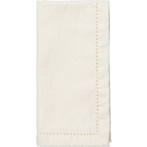Broste Copenhagen Elin Serviet 45x45 cm, Off White