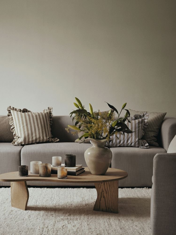 Broste Copenhagen Ina Kissenbezug 5050cm, Braun