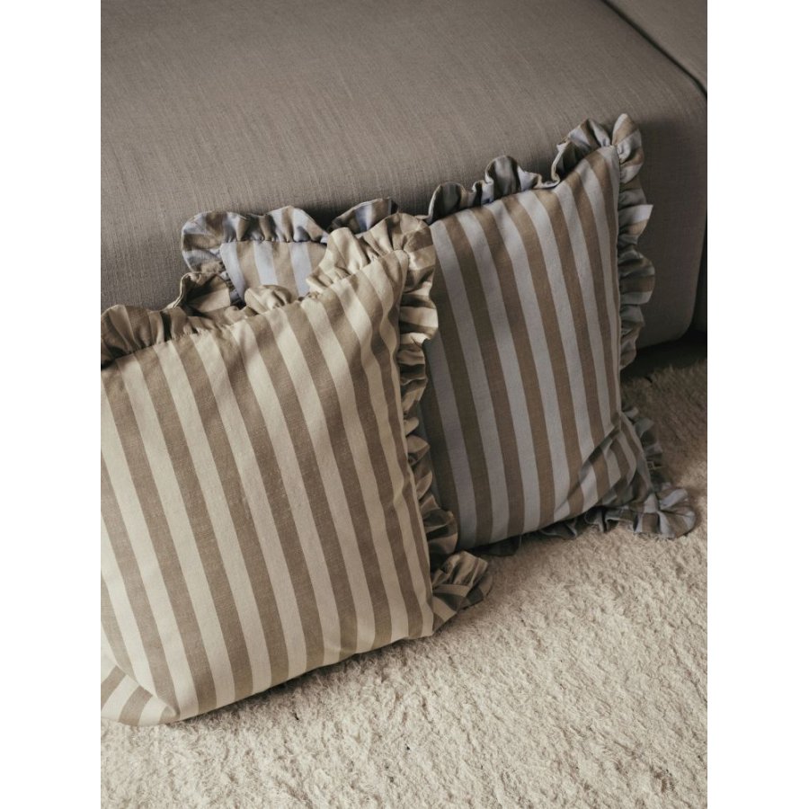 Broste Copenhagen Ina Kissenbezug 5050cm, Braun