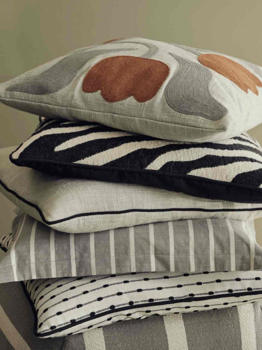 Broste Copenhagen Sue Kissenbezug 50x50 cm, Wei&szlig;