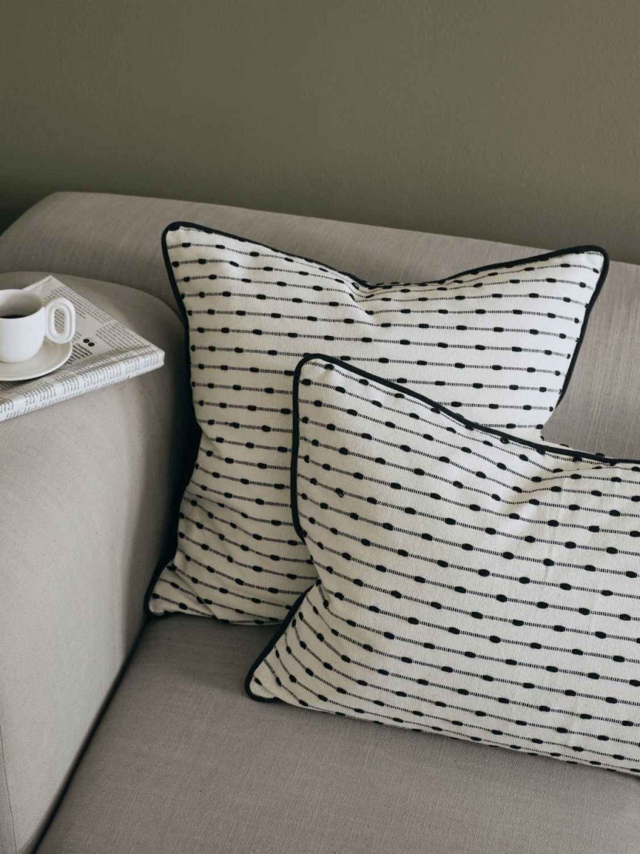 Broste Copenhagen Sue Kissenbezug 40x60 cm, Wei&szlig;