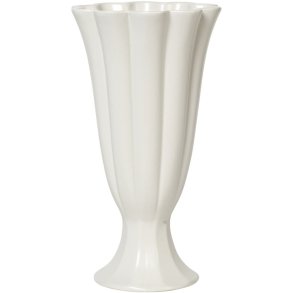 Broste Copenhagen Heli Vase H22 cm, Cream