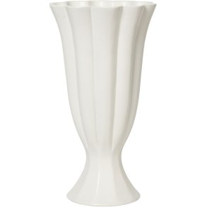 Broste Copenhagen Heli Vase H30 cm, Cream