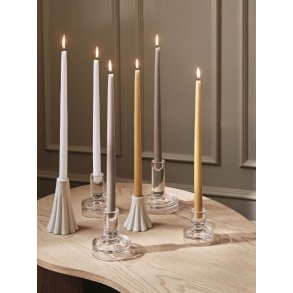 Broste Copenhagen Heli Lysestage H14 cm, Cream
