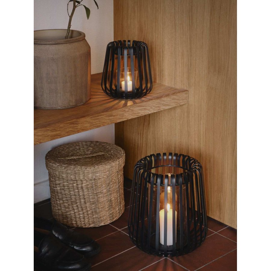 Broste Copenhagen Otis Lanterne H16 cm, Sort