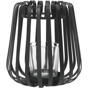 Broste Copenhagen Otis Lanterne H16 cm, Sort
