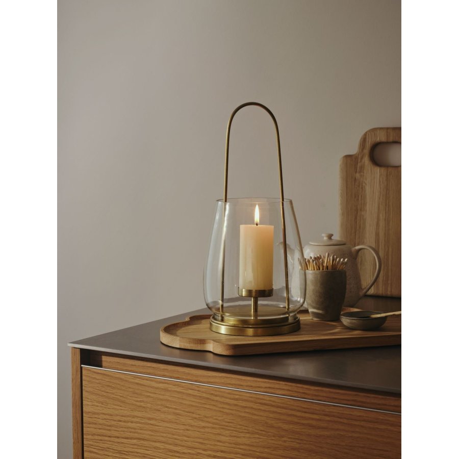 Broste Copenhagen Nilo Lanterne H33 cm, Metalfinish