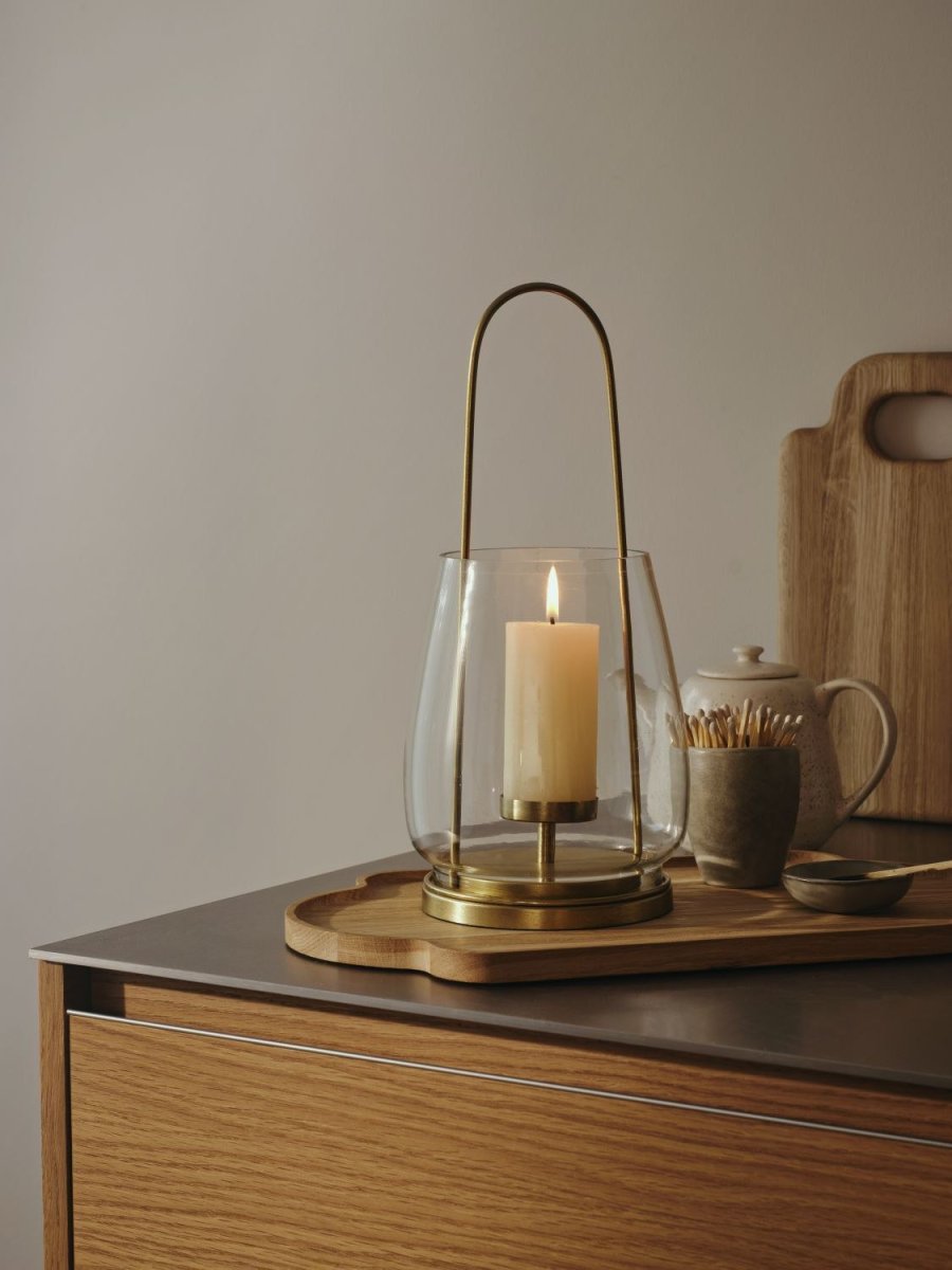 Broste Copenhagen Nilo Lanterne H33 cm, Metalfinish