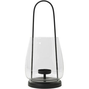 Broste Copenhagen Nilo Lanterne H33 cm, Sort