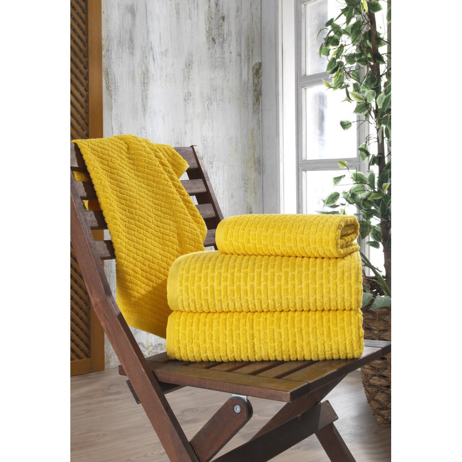 bySKAGEN Hndklder 2 stk. 50x100 cm, Sunflower