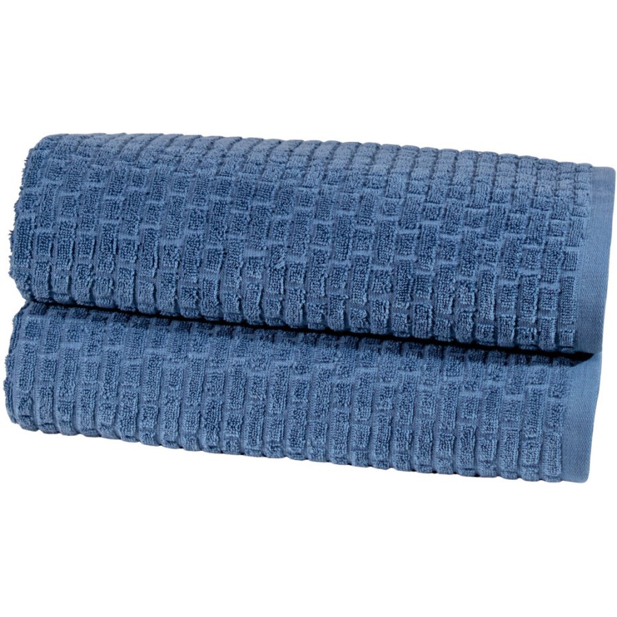 bySKAGEN Hndklder 2 stk. 70x140 cm, China Blue