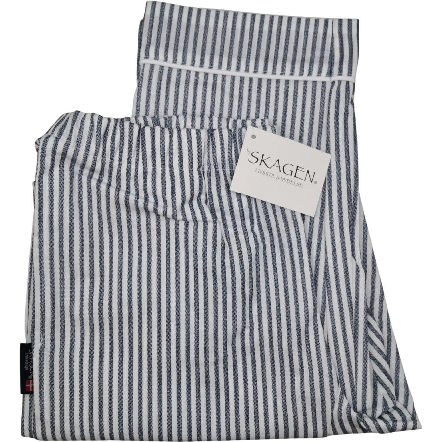 bySKAGEN Pyjamahose XS, Dunkelblau/Wei