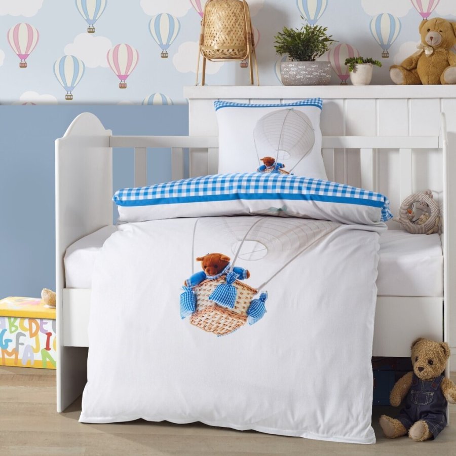 bySKAGEN Juniorsenget�j Ballon Bj�rn 100x140 cm, Bl�