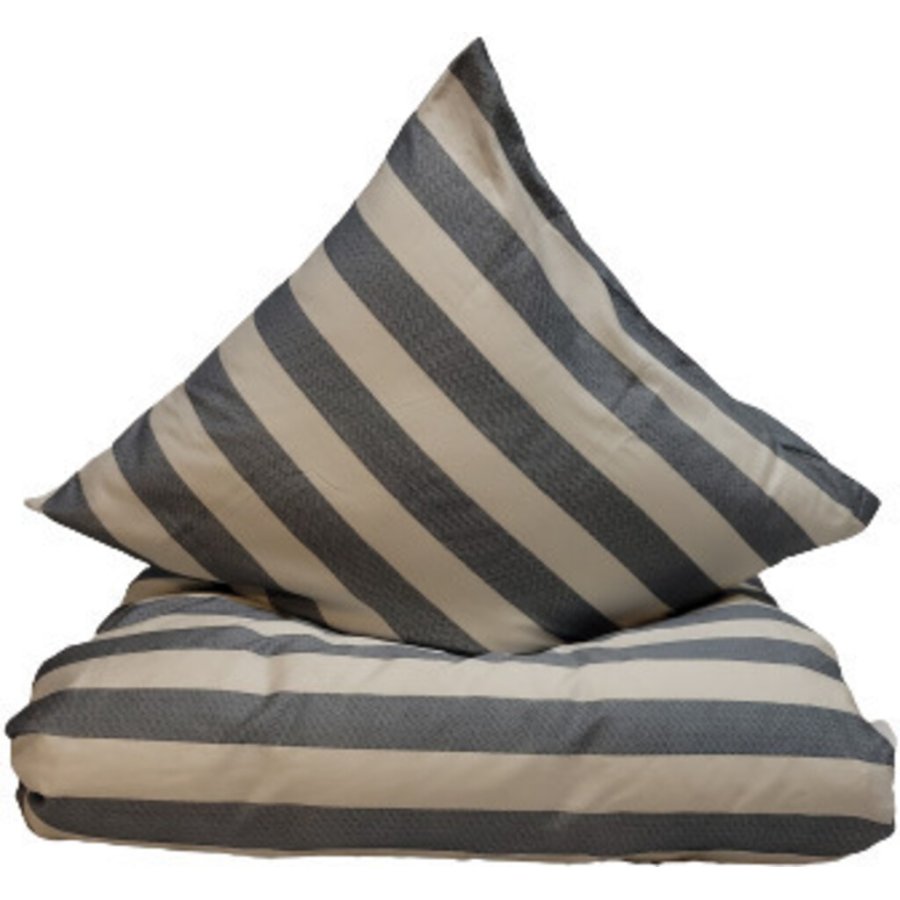 bySKAGEN Sengest Mathilde 140x220 cm, Mrkebl/Hvid