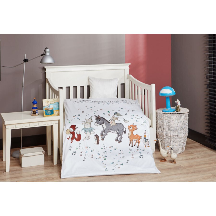 bySKAGEN Juniorsenges�t Sweet Dreams 100x140 cm, Gr�n/Hvid