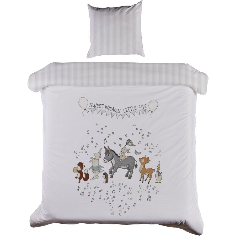bySKAGEN Juniorsenges�t Sweet Dreams 100x140 cm, Gr�n/Hvid