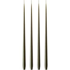 ester & erik Stabkerzen 4er Set �2,6/H42 cm, Deep Forest