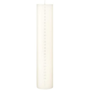 ester & erik Kalenderlys �5/H25 cm, Ivory