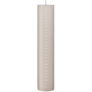 ester & erik Kalenderlys �5/H25 cm, Linen Grey