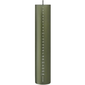ester & erik Kalenderlys �5/H25 cm, Green Soil